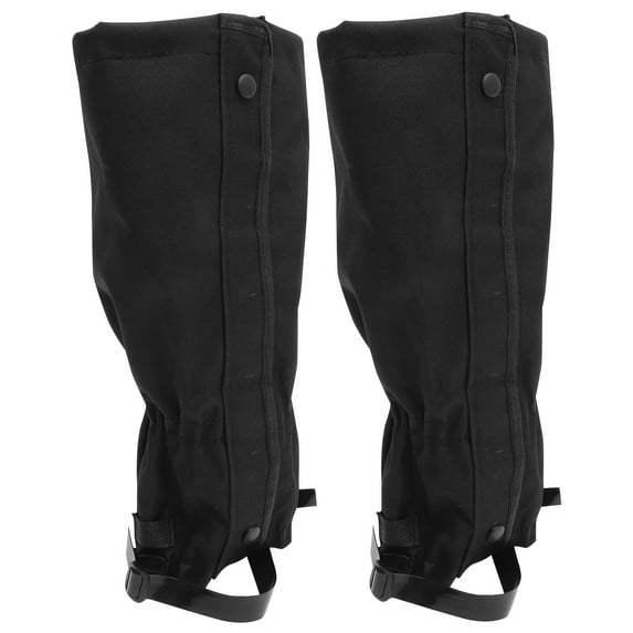 HEMOTON 1 Pair of Adjustable Leg Gaiters for Snow Protection Outdoor Boots for Camping Hiking
