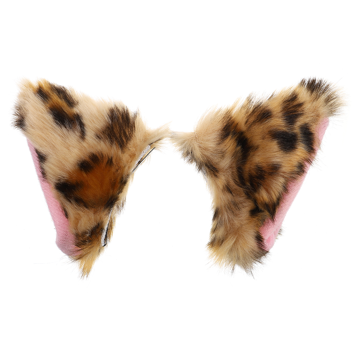 1 Pair of Adorable Plush Cat Ear Hair Clips Cartoon Cat Ear Hair Pin