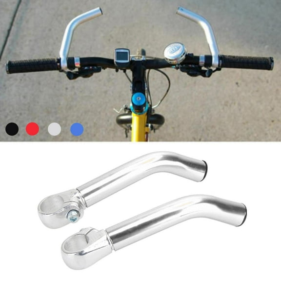 1 Pair of Aluminum Alloy Handlebar Extension Bars for Mountain Bike Aluminum Alloy Handlebar, Handlebar Ends, 22.2mm, -