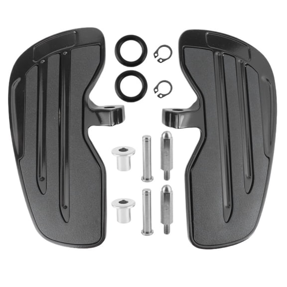 1 Pair of Aluminum Motorcycle Front Rear Wide Foot Rider Driver Foot Rest Floorboards for Indian Scout 2015-2021