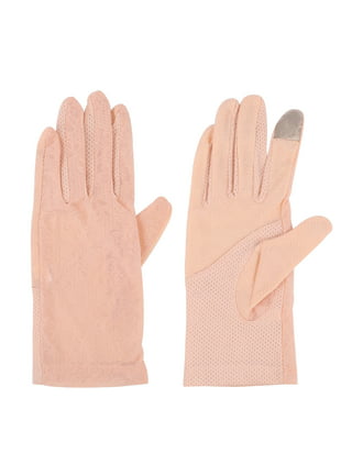 Besufy Women Gloves,Summer Cotton Lace Anti-Slip Touch Screen Sun  Protection Driving Mitten