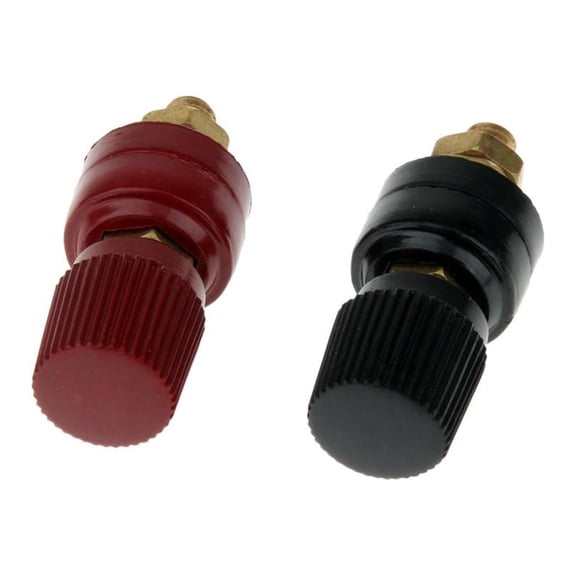 1 Pair of Binding Posts 200A M6 Screw Bakelite Electrical Insulation 220 380V