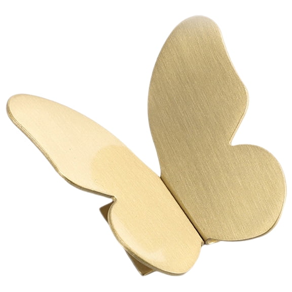 Raindrops Butterfly Drawer Knobs Modern Dresser Handle Furniture Hardware Golden Aluminium Alloy