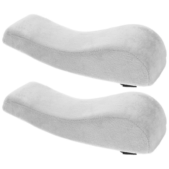1 Pair Ergonomic Office Chair Armrest Pads with Removable Memory Foam Cushions, Comfortable Elbow Support Arm Rest Pillows