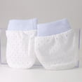 thumbnail image 1 of 1 Pair of Gloves Blue Polyester 1Pair Newborn Baby Cotton Gloves No Scratch Mittens for 0-6 Months Boys Girls, 1 of 2