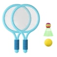 thumbnail image 1 of 1 Pair of Kids Badminton Rackets, Kids Shuttlecocks Balls Set Include 2 Rackets 1 Badminton for Badminton Supplies, 1 of 8