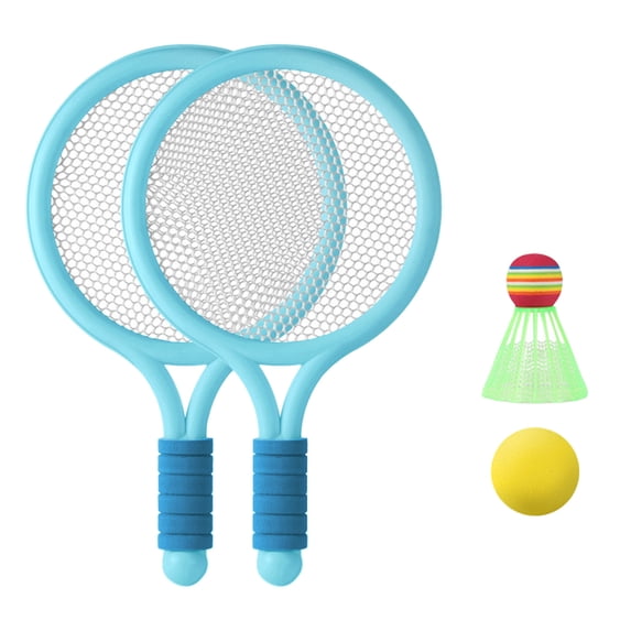 1 Pair of Kids Badminton Rackets, Kids Shuttlecocks Balls Set Include 2 Rackets 1 Badminton for Badminton Supplies