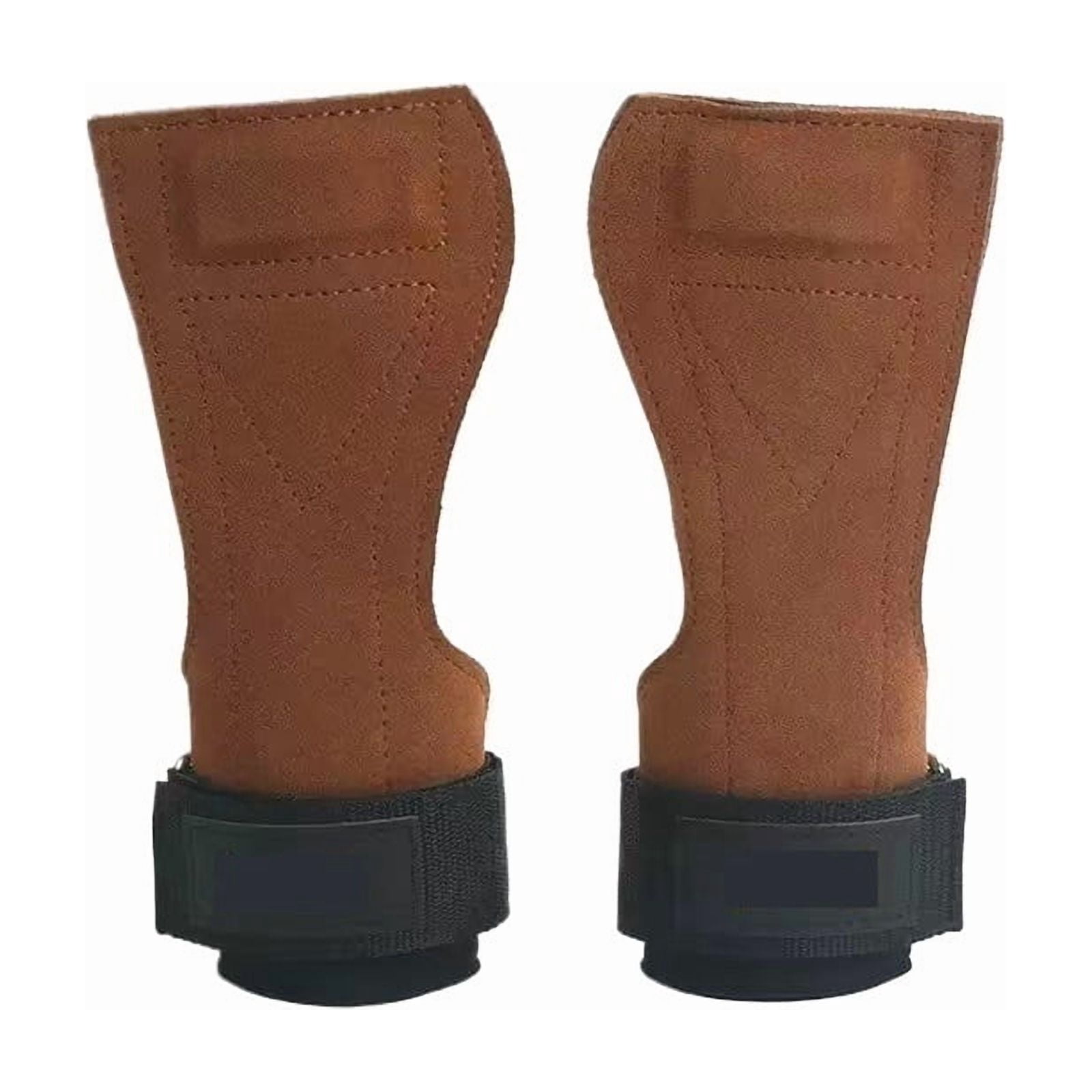 1 Pair of Leather Anti-Slip Wrist and Palm Protectors for Sports, Fitness, and Weightlifting; Pull-Up Assist Straps