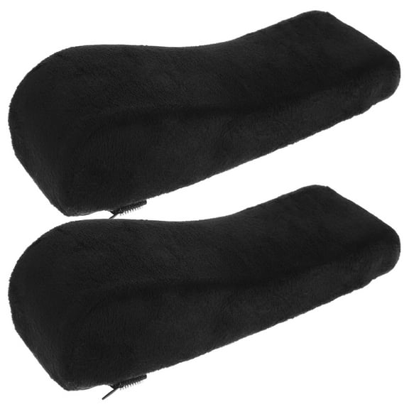 OUNONA Black Cushion Pads for Gaming Chair Armrests, Comfortable 1 Pair for Enhanced Gaming Experience