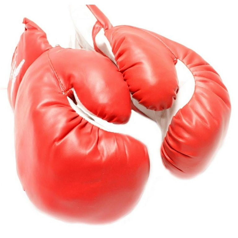 1 Pair of New Boxing Punching Gloves and Fitness Training Red 6oz