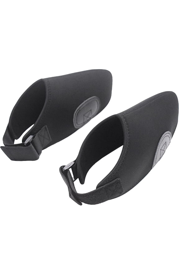 1 Pair Reusable Windproof Ski Boot Protectors Anti-Freeze Portable Black