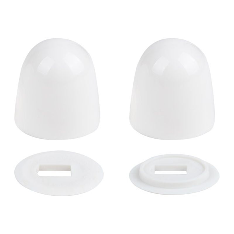 1 Pair of Toilet Bolt Caps Universal Toilet Bowl Bolt Caps Covers