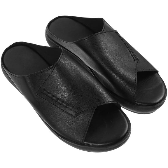 1 Pair of Women Wedge Sandals Summer Beach Fashionable Thickened Soled Sandals Size 37