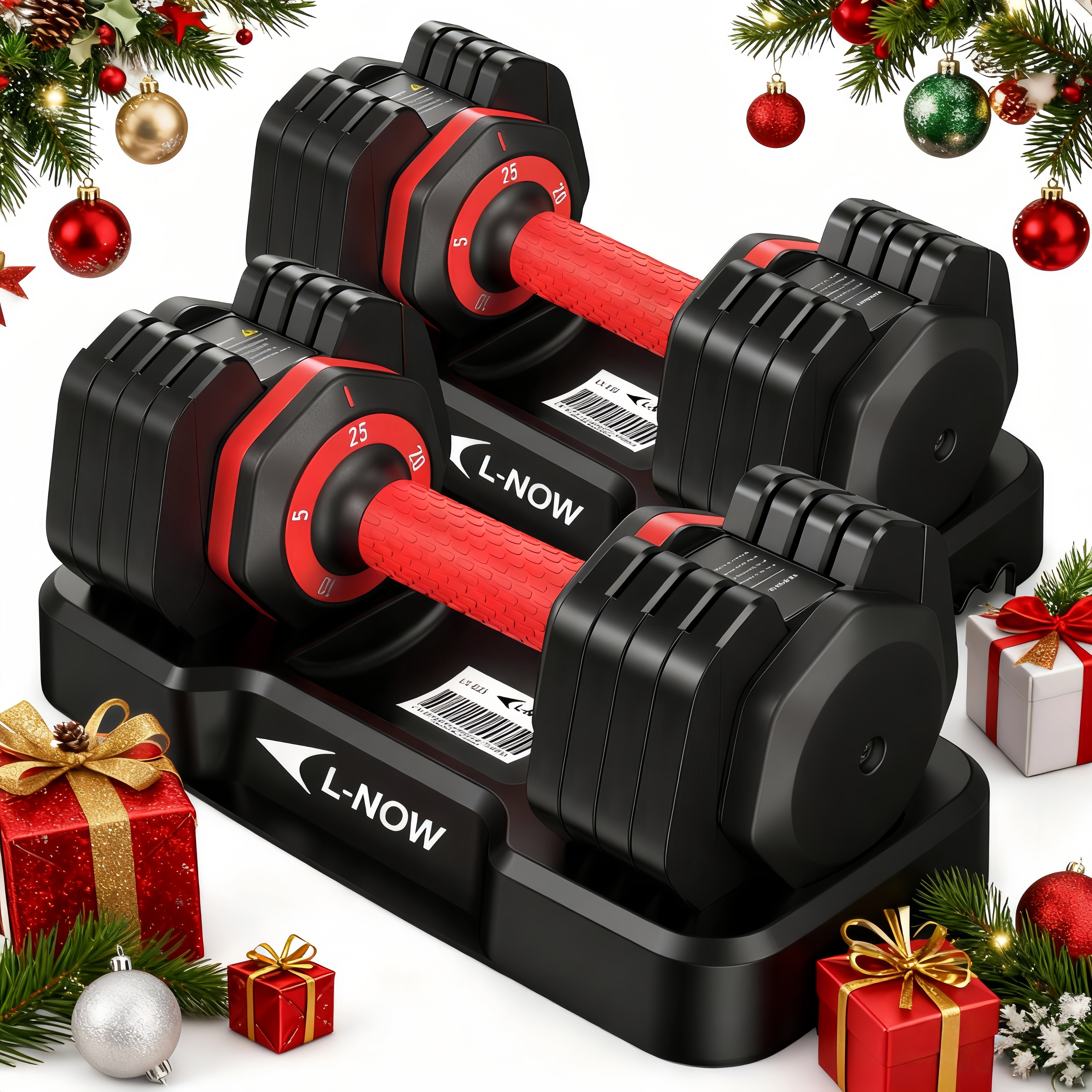 Walmart Black Friday Deals 2025 LNOW Adjustable Dumbbells 5-in-1, 5/10 ...