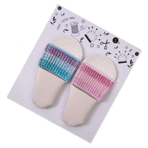 1 Pair Knitting Finger Guards Thimbles Finger Protector for Embroidery