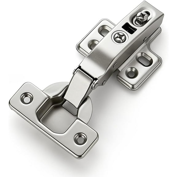 1 Pairs 2 Pack European Full Overlay Soft Close Cabinet Hinges Concealed Kitchen Cabinet Hinges Heavy-Duty Frameless Adjustable for Cupboard Hardware