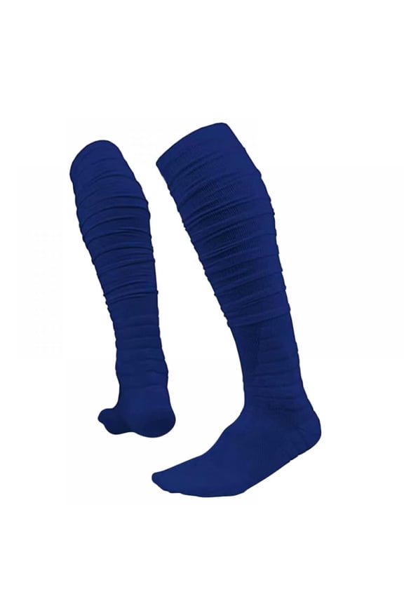 1 Pairs/2 Pairs Mens Scrunch Football Socks Long Socks Combed Cotton With Ankle Support Padded Knee High Socks