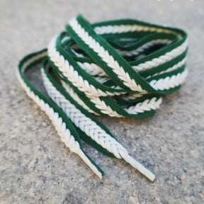 1 Pairs 3/5” wide flat shoe laces for sneakers 9 Colors thick fat braided shoelaces athletic in 2 Different Lengths