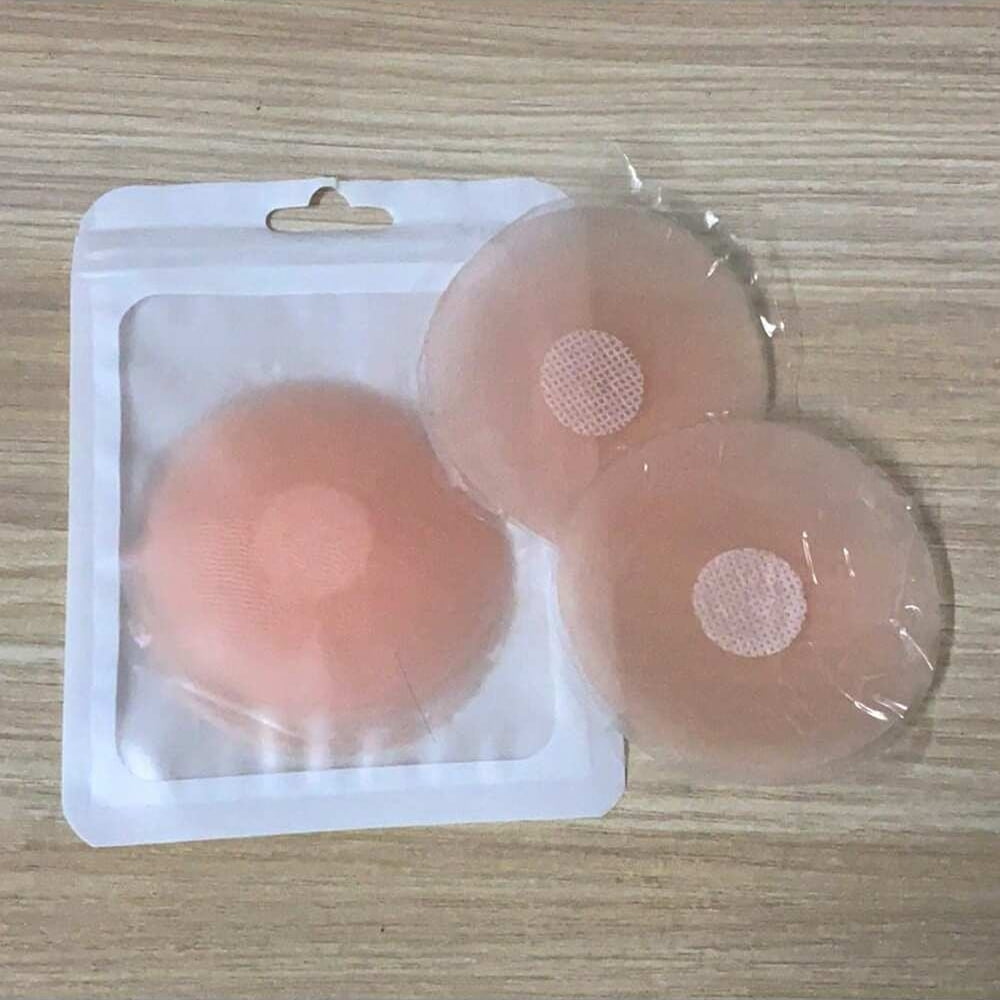 1 Pairs 65mm Summer Invisible Breast Stickers Anti Bump Anti Exposure ...