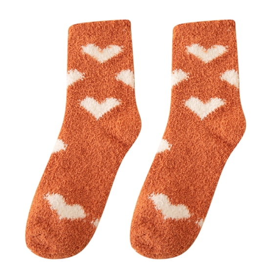 1 Pairs Aloe Socks Moisturizing Spa Socks,Winter Warm Home Sleeping Socks Don't Shed Lint,Spa Pedicure Foot Care Socks Fluffy Slipper Sock Lightweight Coral Fleece Fuzzy Socks for Christmas Gift