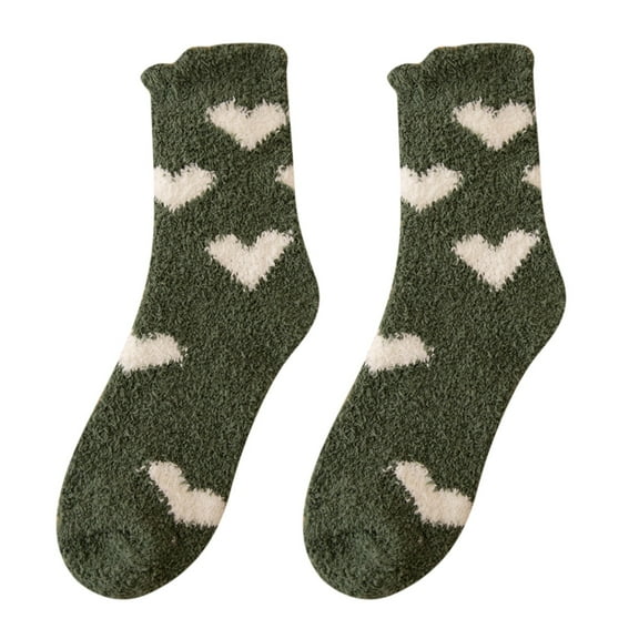1 Pairs Aloe Socks Moisturizing Spa Socks,Winter Warm Home Sleeping Socks Don'T Shed Lint,Spa Pedicure Foot Care Socks Fluffy Slipper Sock Lightweight Coral Fleece Fuzzy Socks for Christmas Gift
