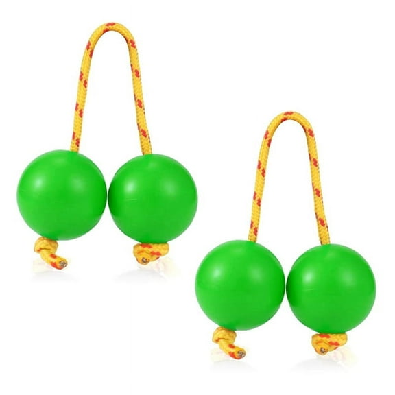 1 Pairs Aslatua Shakers Kashaka Musical Percussion Instrument African Asalato Shaker Rhythmic Balls Green