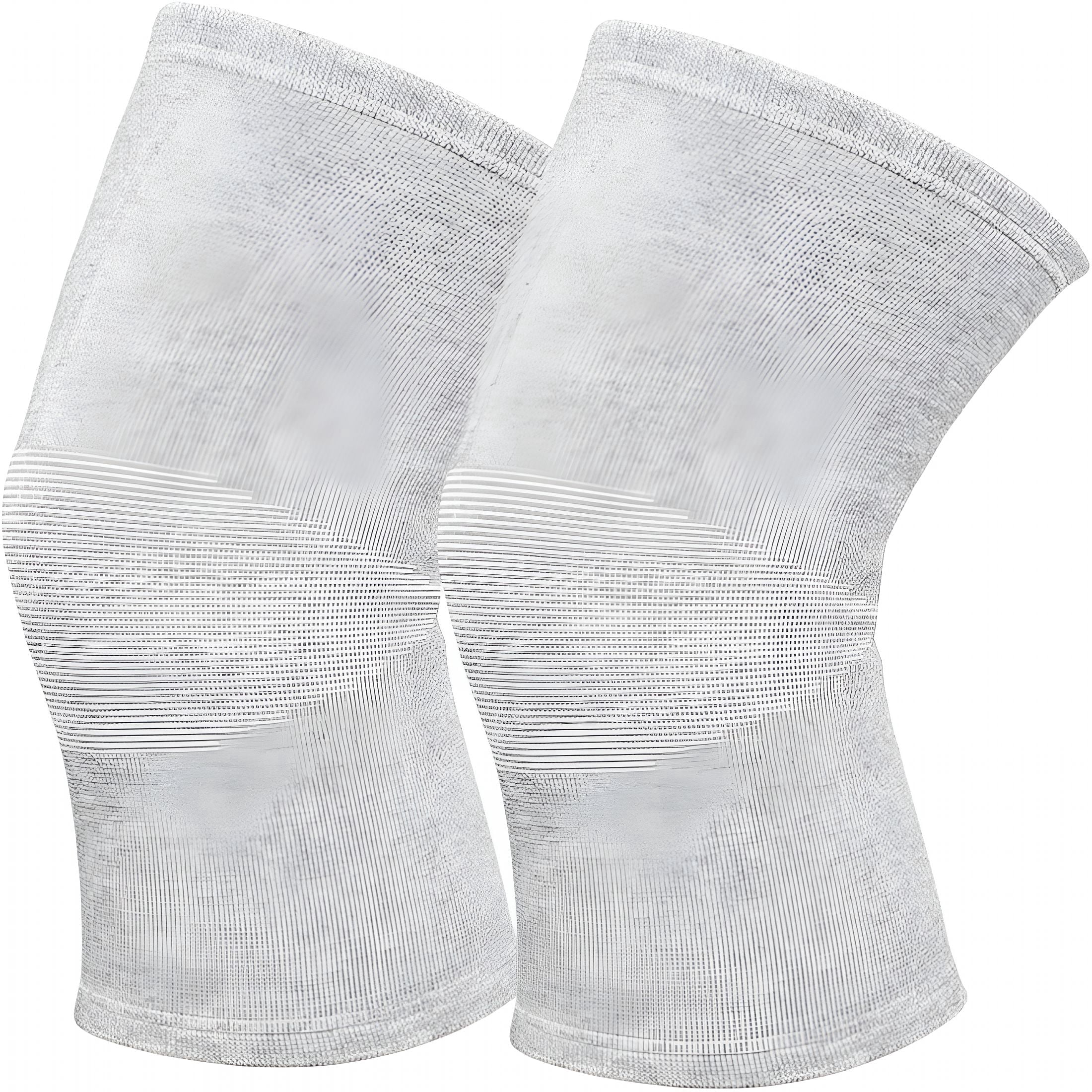 1 Pairs Bamboo Charcoal Knee Sleeve - Bamboo Knee Brace Bamboo Compression Knee Sleeve -Elastic Warm Knee Brace Bamboo Knee Sleeve for Arthritis (Gray,X-Large)