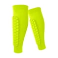 thumbnail image 1 of 1 Pairs Calf Compression Sleeves for Men and Women. Footless Compression Socks & Leg Support for Running, Travel, Nursing, Fitness. Shin Splints Pain Relief & Reduce Swelling Fluorescent Green M, 1 of 4