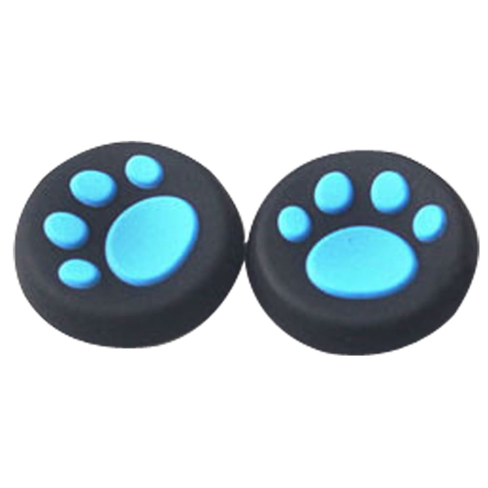 1 Pairs Cat's Paw Silicone Gel Thumb Grips Caps For Nintendo Switch Controller