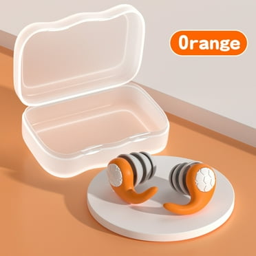 1 Pairs Ear Plugs for Swimming Waterproof Silicone Reusable Swimming Earplugs Noise Canceling Earplugs with Case for Adults Swimmers Pool Surfing Shower Sleeping(S Small Code)
