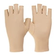 thumbnail image 1 of 1 Pairs Elderly Skin Thin Protector Gloves Tone Fingerless Gloves Bruise Ab Rasion Protective To Cover Br Uising Gloves to Wash Medium Dishwasher Gloves Heavy Duty Small Gloves Disposable Dish Wash, 1 of 5