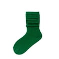 thumbnail image 1 of 1 Pairs Kids Slouch Socks Girls Boys Girls Cotton Long Crew Socks Knee High Tube Long Boot Crew Slouch Socks, 1 of 4