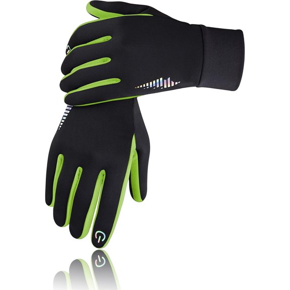 1 Pairs Kids Winter Gloves Touchscreen Warm Thermal Water-Resistant for Boy Girl Running Cycling Snow Skiing in Cold Weather