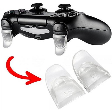 1 Pairs L2 R2 Trigger Extenders Buttons for PlayStation 4 PS4 PS4 Slim Pro JDM-030 Controller ?Transparent ?