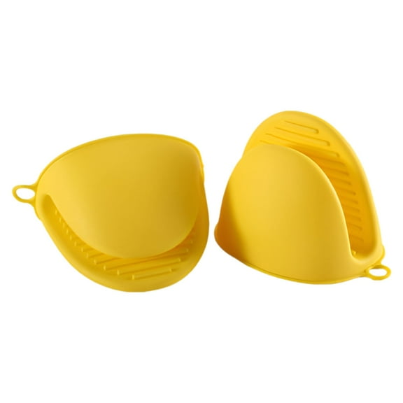 1 Pairs Mini Oven Gloves Mini Silicone Oven Mitts Silicone Heat Resistant Cooking Pinch Mitts Potholder for Kitchen Cooking & Baking, 3.22"x4.4"