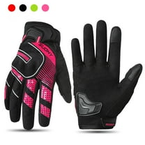 1 Pairs Motocycle Gloves With Reflective, Pink Built-in TPU Case Motorcycle Gloves for Summer, Size 2XL Breathable Lightweight Motorcyle Gloves, Touchscreen Motorcycle Riding Gloves for Road Racing