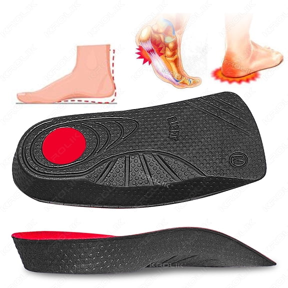 1 Pairs New Orthopedic Shoes Pad Flat Feet X/O Legs Correction Varus Orthotic Insole Plantar Fasciitis Arch Support Pads