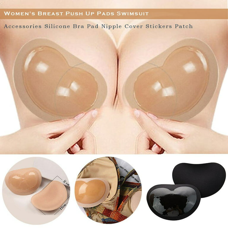 Buy 1 Pair Silicone Inserts Push up Pads Breast Enhancer GEL Bra Ship  online