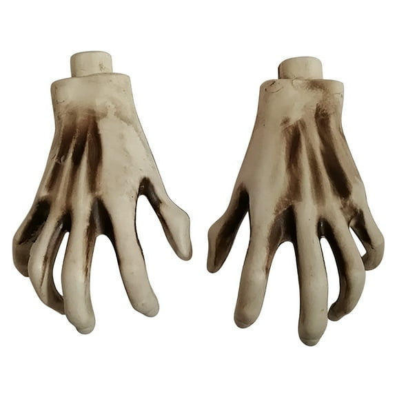 1 Pairs Skeleton Hand Model for Halloween Decoration Terror Scary Props Halloween Hands Halloween Witch Hands