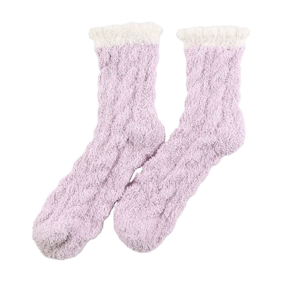 1 Pairs Womens Fuzzy Socks Slipper Fluffy Cozy Comfy Cabin Plush Warm Winter Sleep Home Soft Socks,Warm Cozy for Women Stocking Fuzzy Plush Sleeping Slipper Socks Soft Warm Socks