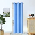 thumbnail image 1 of 1 Panel Blackout Curtain for Doorways and Closets K68 LIGHT BLUE Color Window Thermal Insulated Top Grommets for Bedroom 37" X 84", 1 of 6
