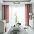thumbnail image 1 of 1 Panel Double Layer Window Curtain, Fashion Tulle Sheer & Blackout Mix Curtains - 53'' x 63'' Bedroom Living Room Decor, 1 of 2