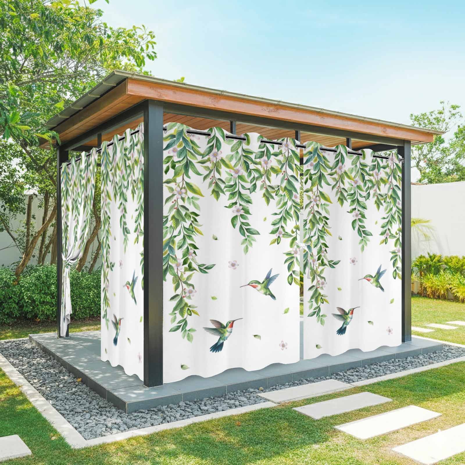Waterproof Spring 1 Panel Outdoor Curtains for Patio Waterproof 54