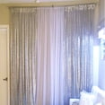 thumbnail image 1 of 1 Panel Sequin Backdrop 2FTx8FT Christmas Party Backdrop Curtains Glitter Photo Background for Wedding Baby Shower Stage Decorations, 1 of 7