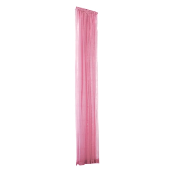 1 Panels French Door Curtains, Sheer Voile Light Filtering, Rod Pocket Window Treatment for Front Back Patio Glass Door/Rustic Bedroom/Living Room