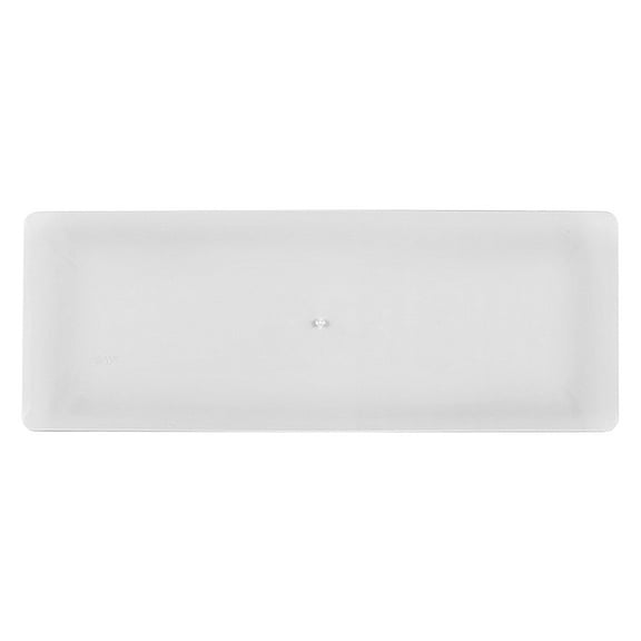 1 - Party Essentials 15.75" x 6" Sleek Tray- Clear