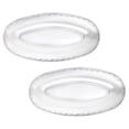 thumbnail image 1 of 1 - Party Essentials 15" x 7.75" Oval Tray - Clear, 1 of 1