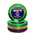thumbnail image 1 of 1 - Party Essentials 6" Party Plates - Mardi Gras 40 Ct., 1 of 1