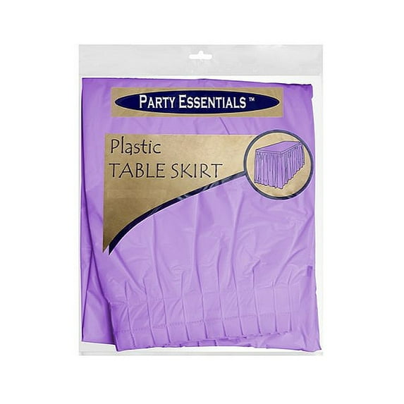 1 - Party Essentials Table Skirts 29″ X 96″ - Lavender