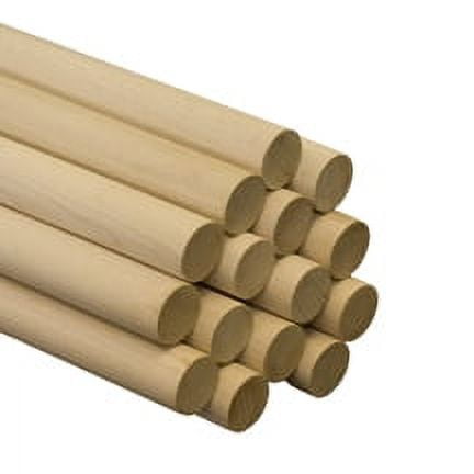 Madison Mill 436572 1/4 x 48 Poplar Wood Dowels - Quantity of 25